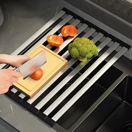 Foldable Stainless Steel Sink Rack