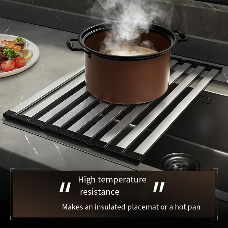 Foldable Stainless Steel Sink Rack